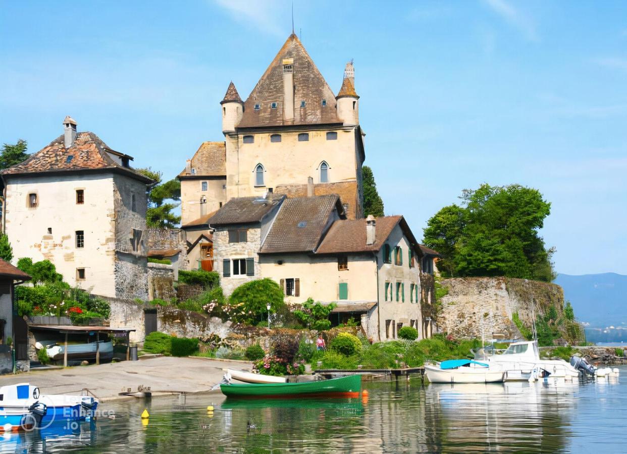 Maison En Duplex I Yvoire I Lac Leman I Medievale المظهر الخارجي الصورة