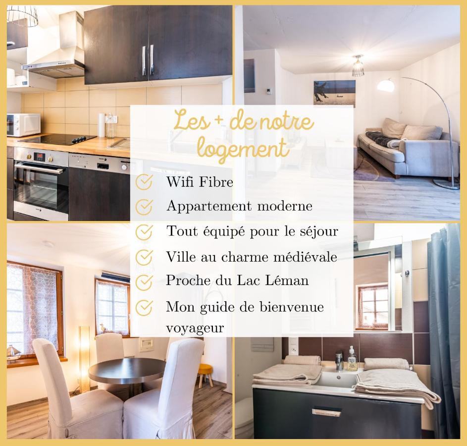 Maison En Duplex I Yvoire I Lac Leman I Medievale المظهر الخارجي الصورة